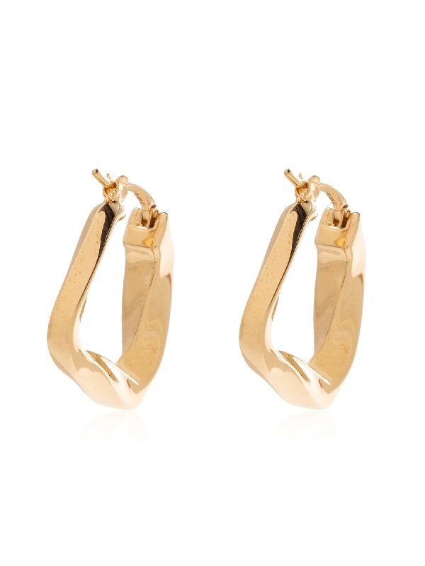 Twist Triangle Earrings