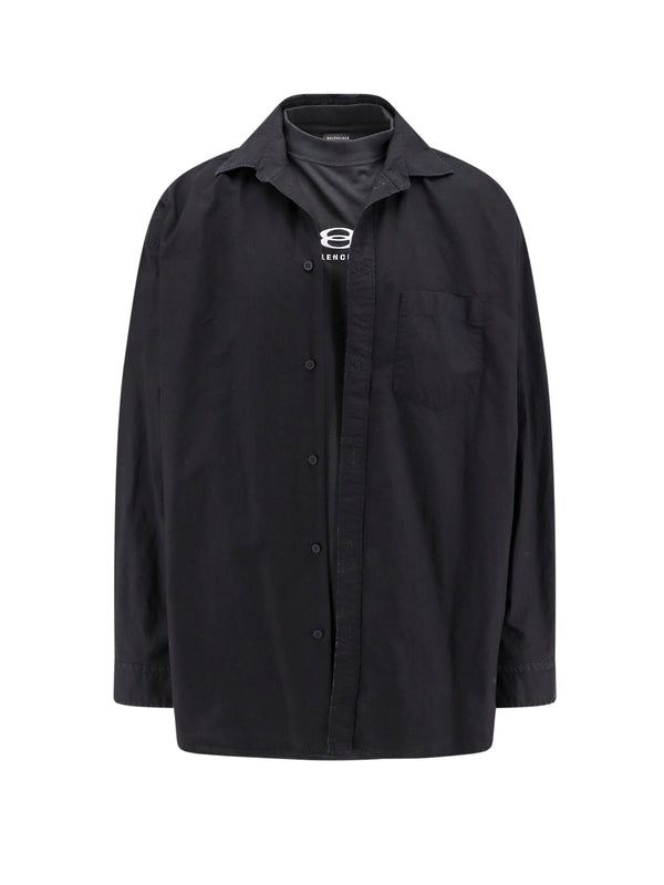 BALENCIAGA - Unity Sports Icon Layered Shirt - Jente