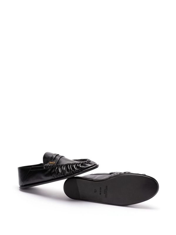 Cassandra Logo Leather Penny
  Loafers