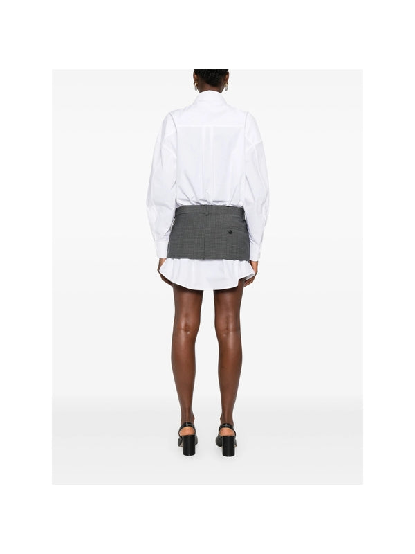 Alexanderwang Grey White Mini Dress