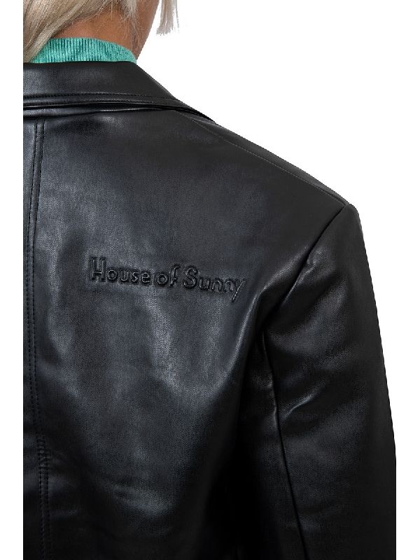 Back Logo Embossed Jacket