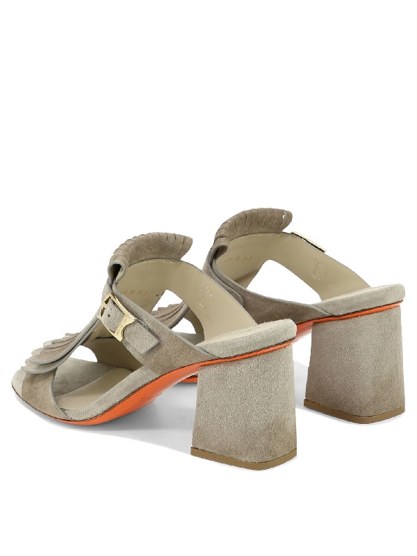 Dua Suede Sandal Heel