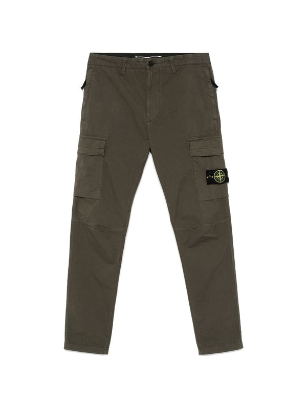 Appliqué Patch Cotton Cargo
  Pants