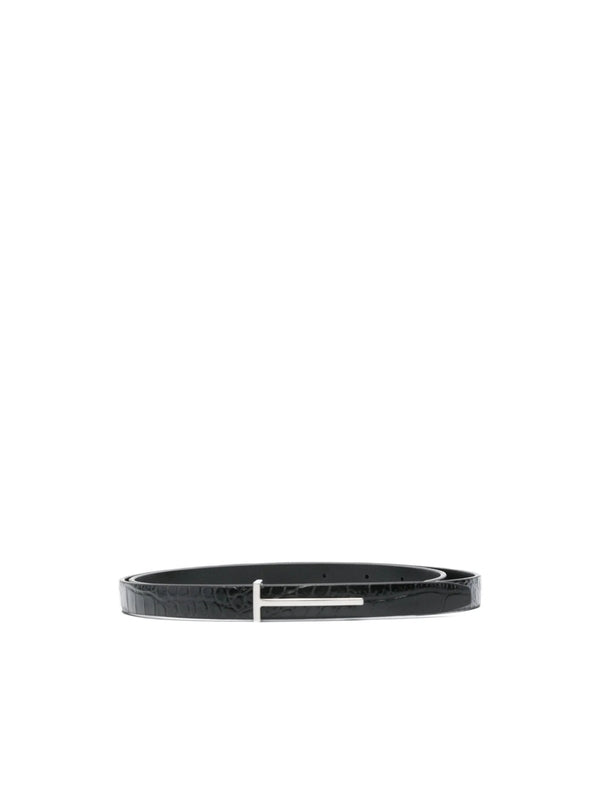 Tom Ford Black Leather Belts