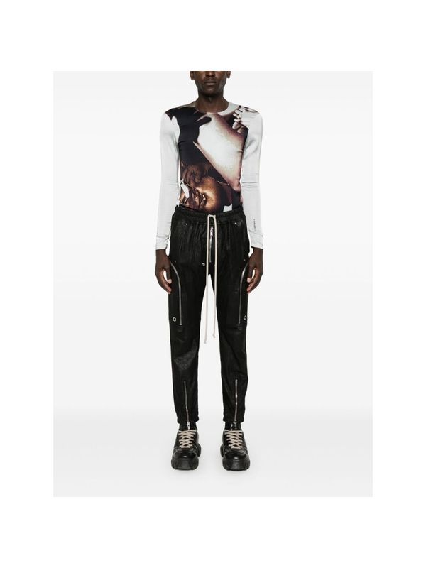 Bauhaus Leather Cargo Pants