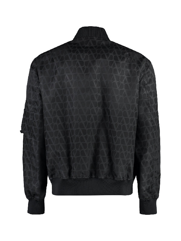 Allover Iconography V Logo Bomber