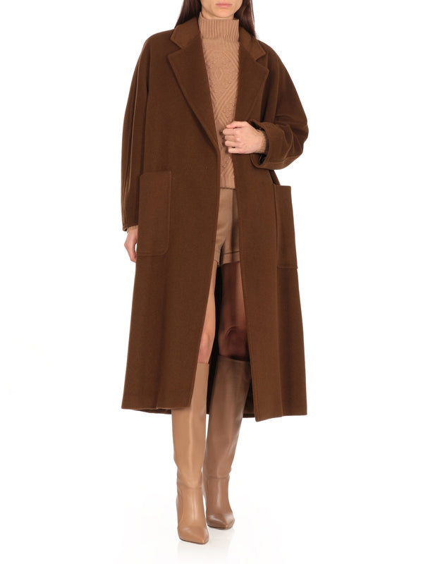 Attuale Belt Camel Coat