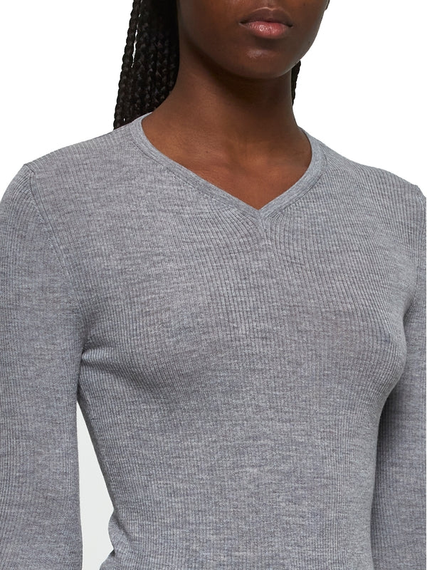 Gray Wool Knit