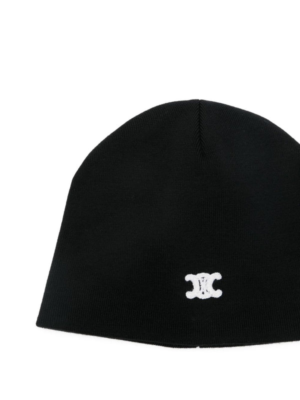 Celine Black Beanie