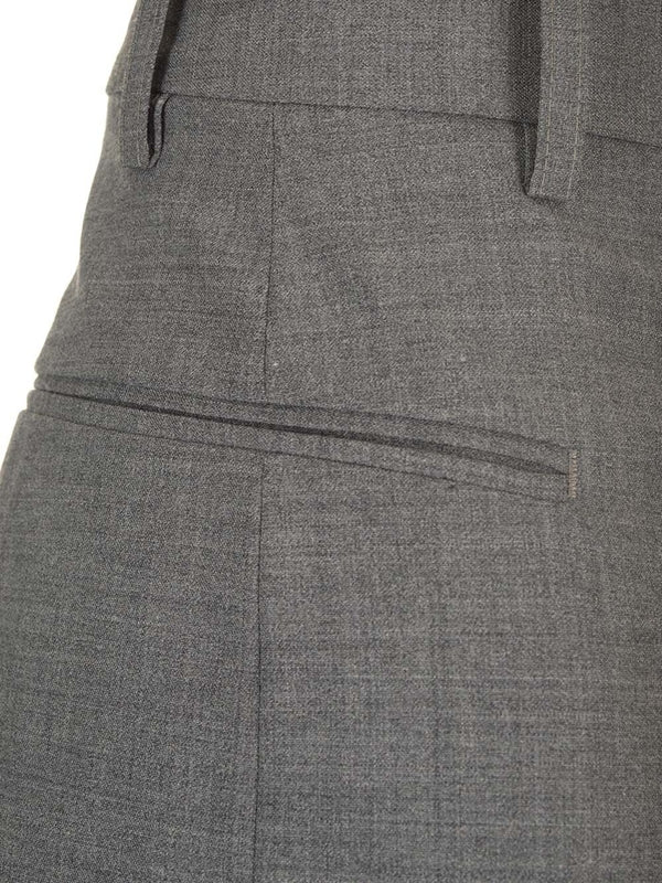 Wool Blend Tailored Pants