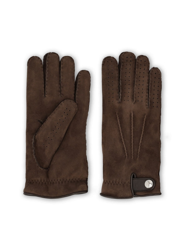 Brunello Cucinelli Brown Leather Gloves