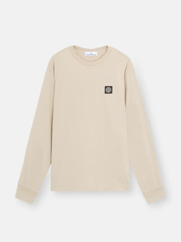 Wappen Patch Cotton Long-Sleeve Top