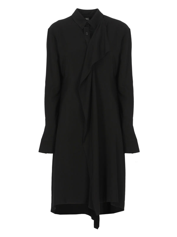 Drape Shirt Dress