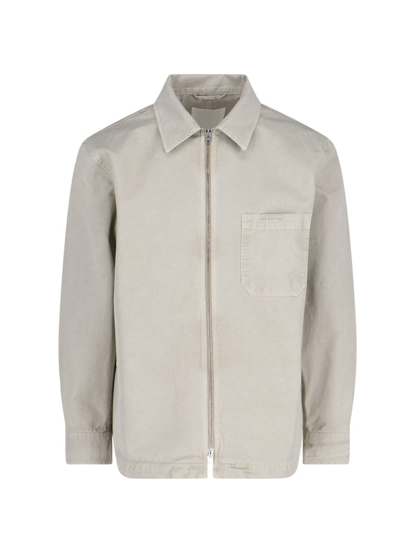 Chest Pocket Cotton Jacket