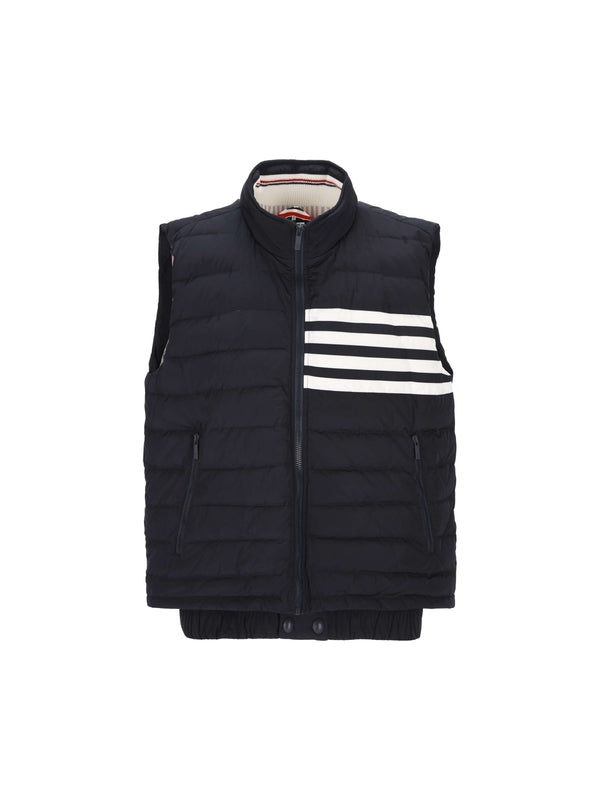 4-Bar High-neck Padded Vest