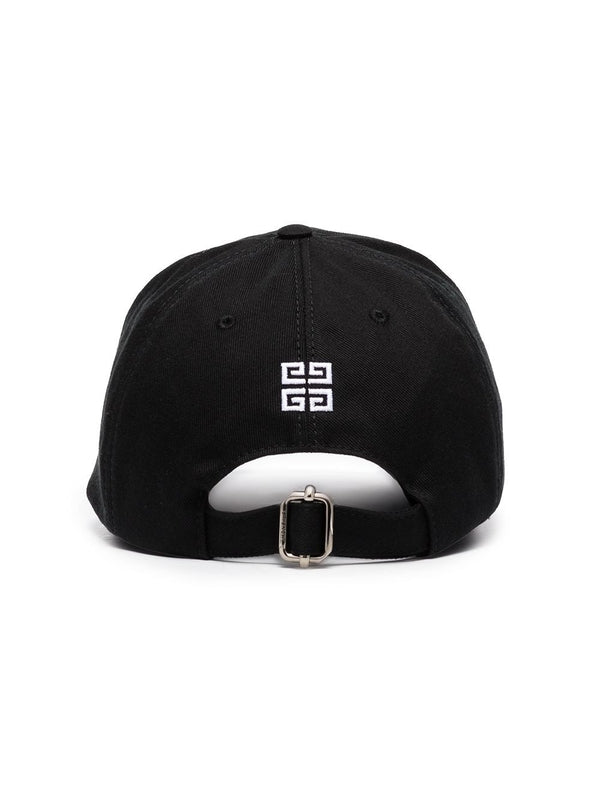 4G Logo Embroidery Black Ball Cap