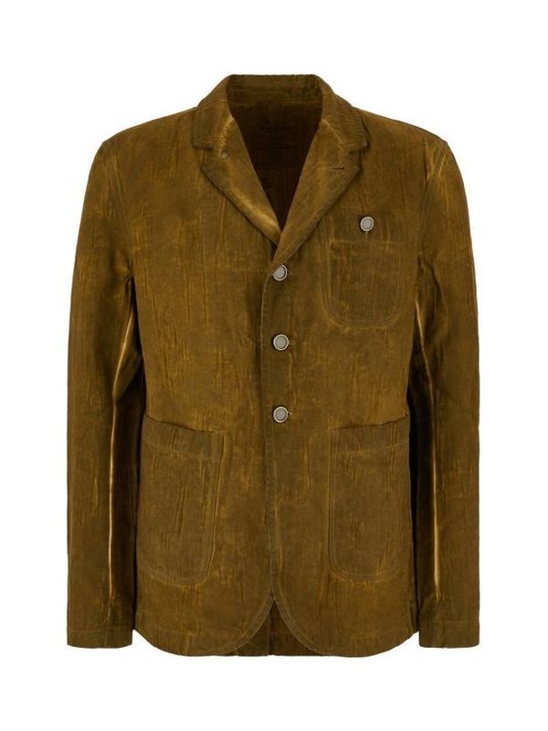 Aging Fabric Three-button
  Jacket