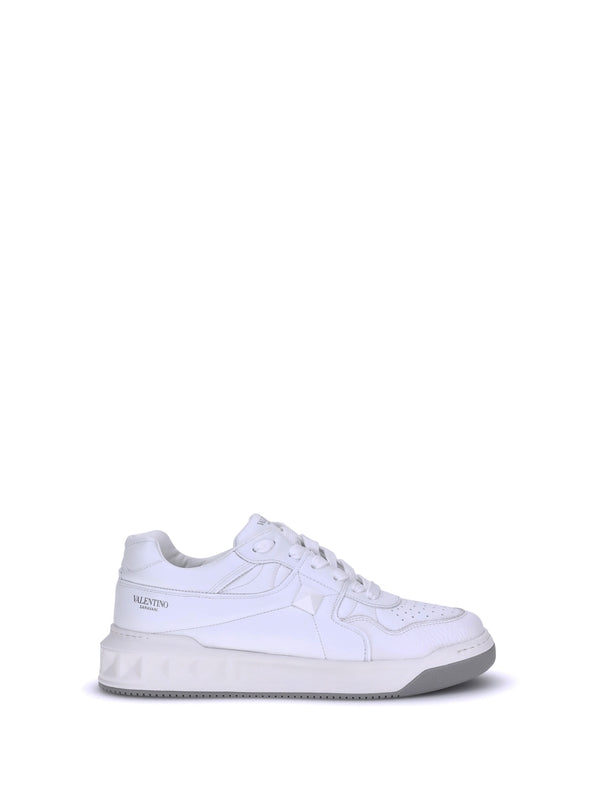 Valentino White Low Top Sneakers