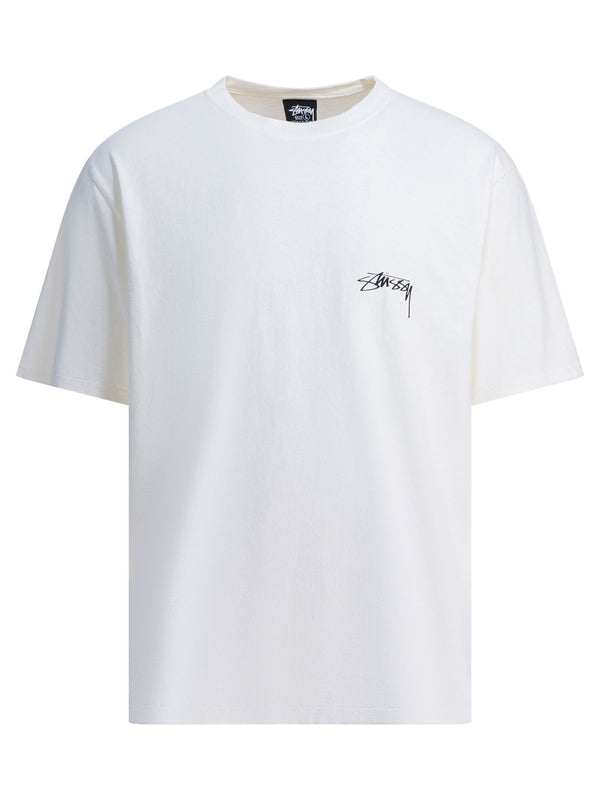 Stussy White Half Sleeve