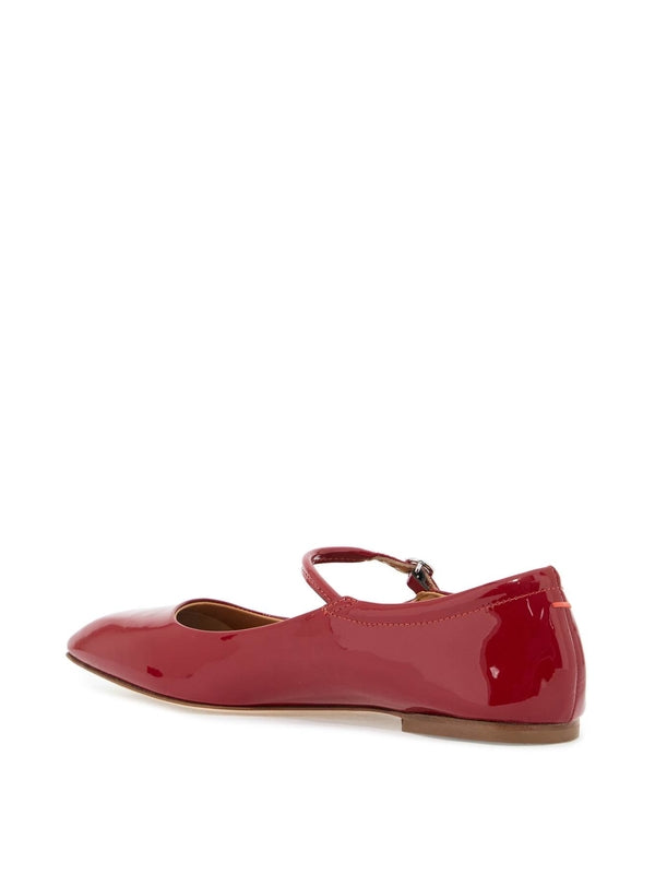 Uma Mary Jane Patent Flat Shoes