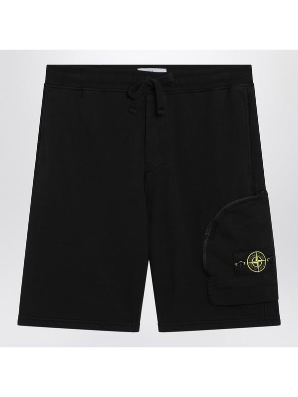 Wappen Patch Cotton Bermuda Shorts