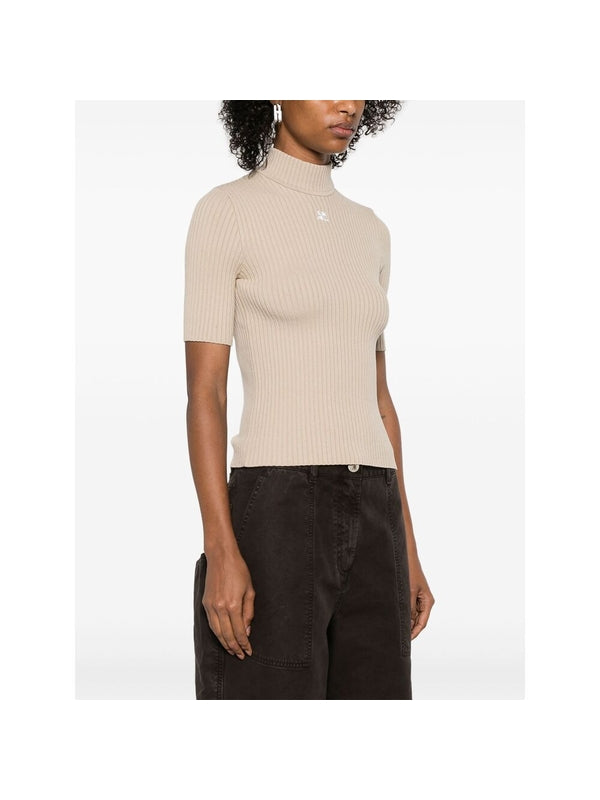 レディションロゴリブハイネック
半袖ニット