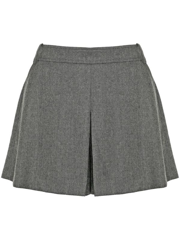 Wool Mini Skirt