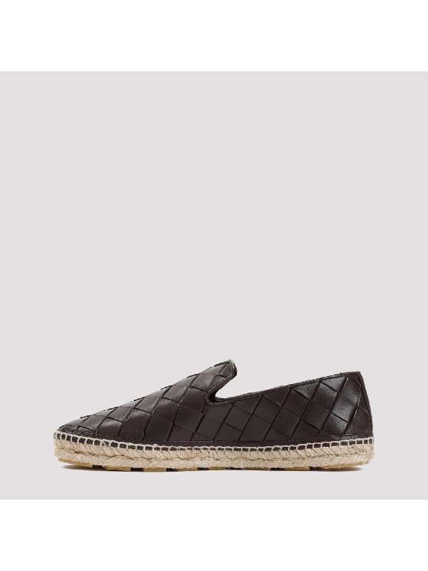 Intrecciato Leather Espadrilles