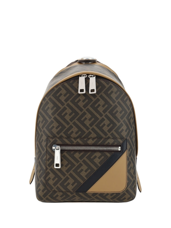 Chiodo Diagonal Canvas Small Backpack