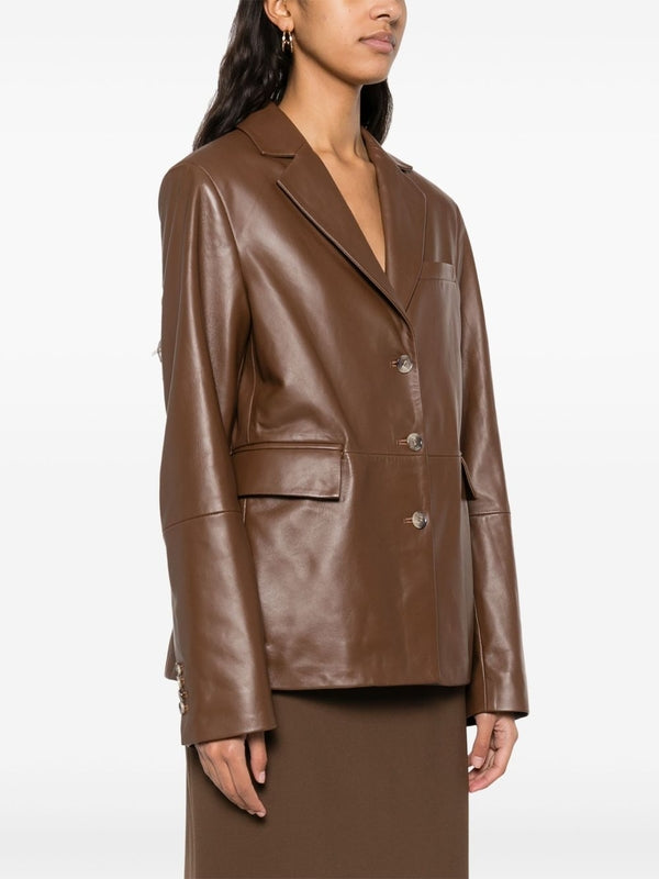 Aldo Single Breasted Leather Jacket