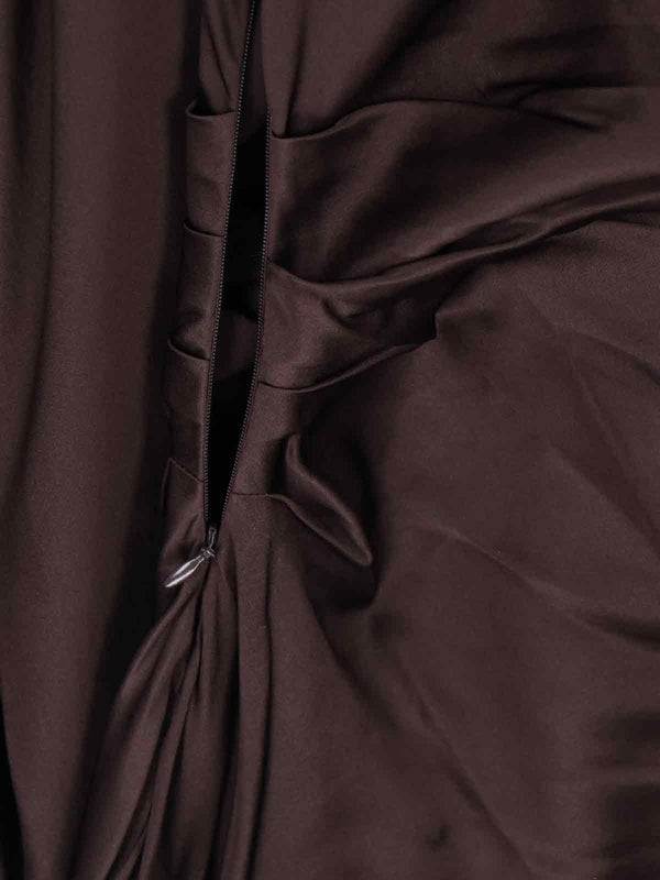 Staud Brown Long Dress