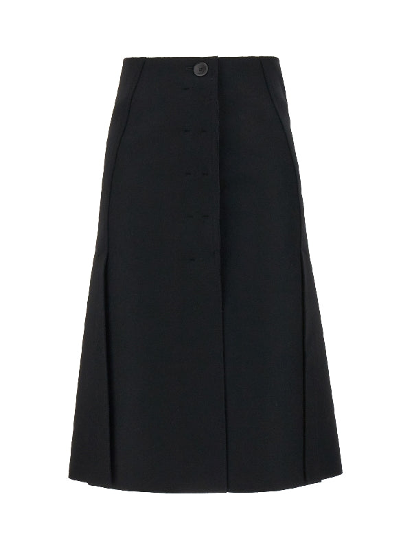 A-Line Midi Skirt