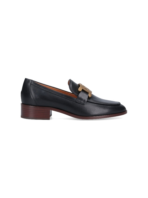 TOD'S - Chain Detail Leather Loafers - Jente
