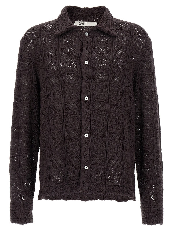 Separated Brown Cardigan