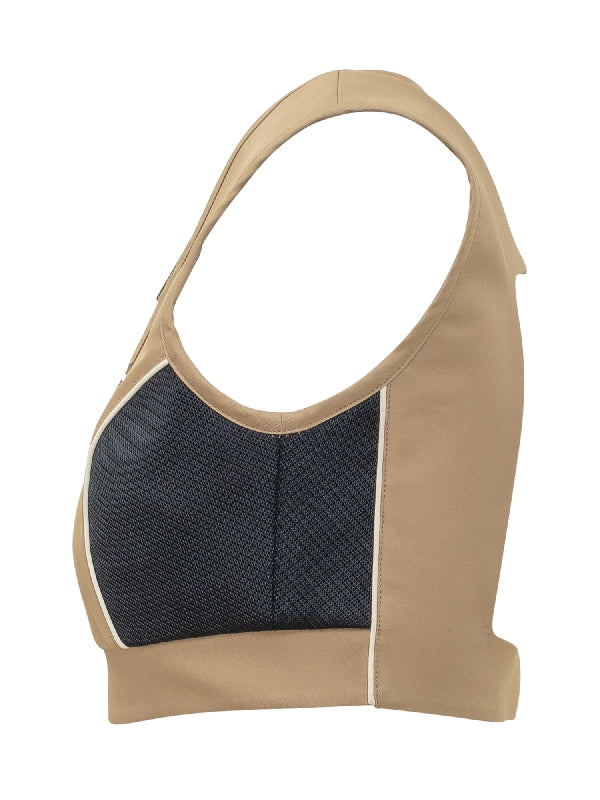 Logo Emblem Sponge Bra Top