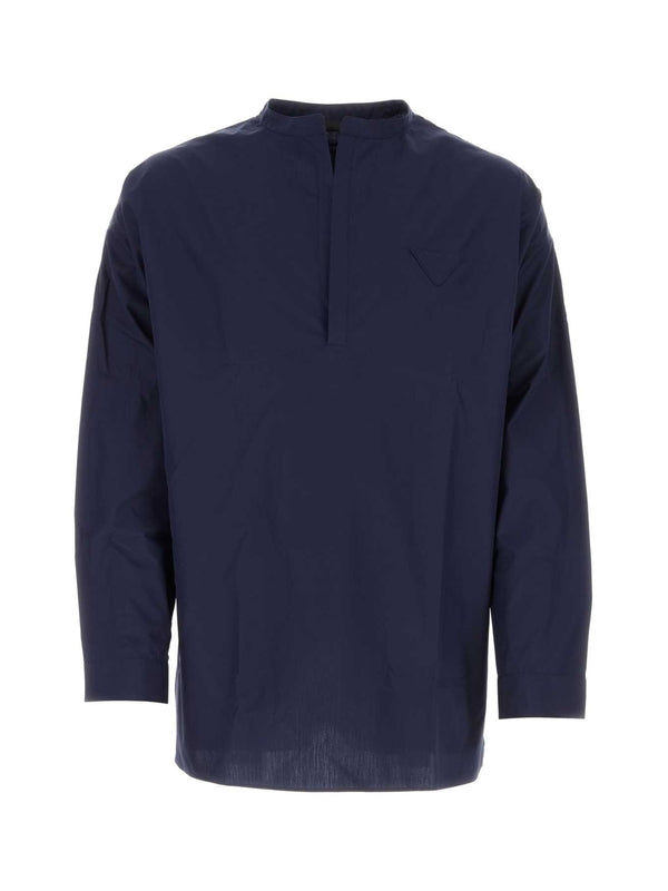 Triangle Patch Cotton Shirt