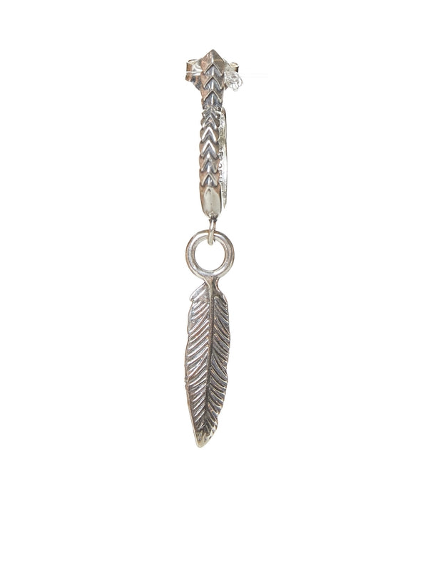 Feather Pendant Earrings