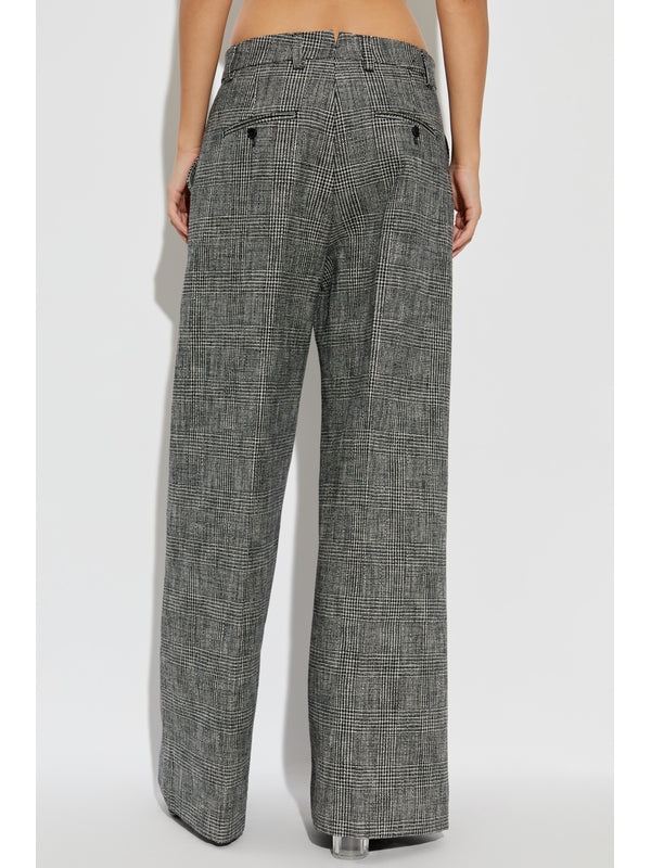 Check Pattern
  Wide Cotton Pants