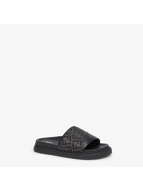 Fendi Black Slides