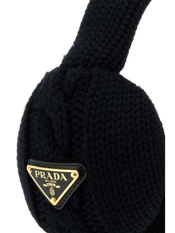 Triangle Logo Wool Earmuffs