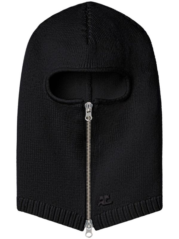 Zip-Up Wool Balaclava