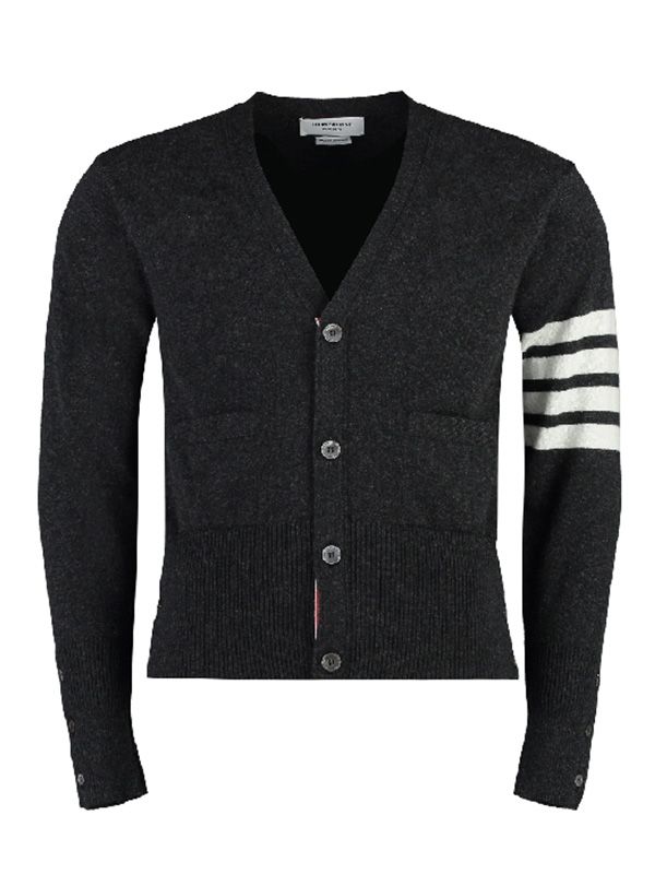 4-Bar Cashmere Cardigan