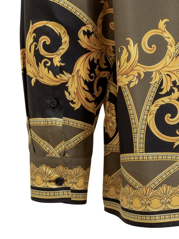 Barocco Printing Silk Shirt