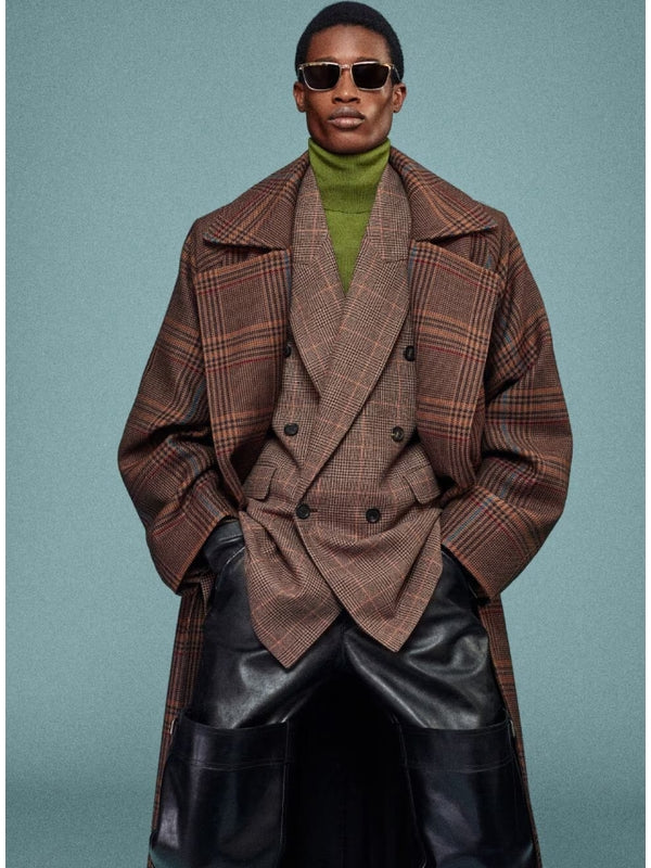 Saint Laurent Brown Coats