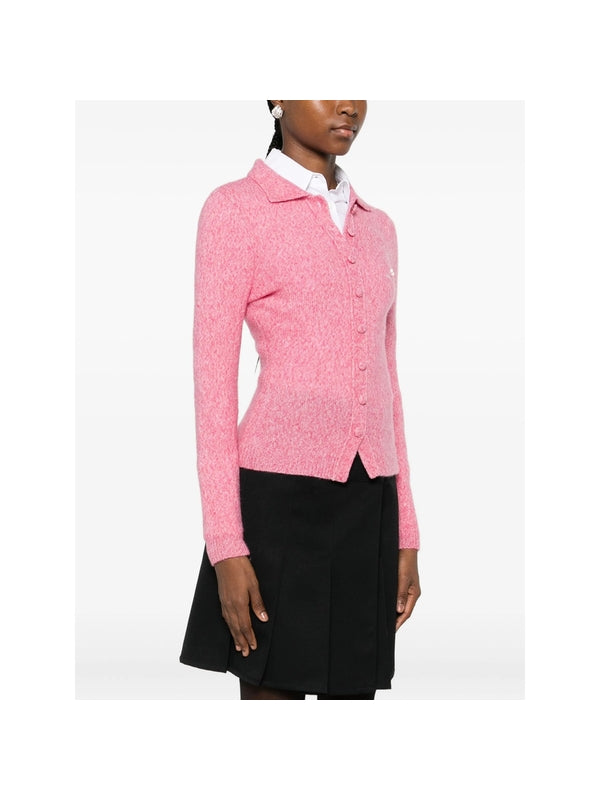 Polo Collar Cardigan