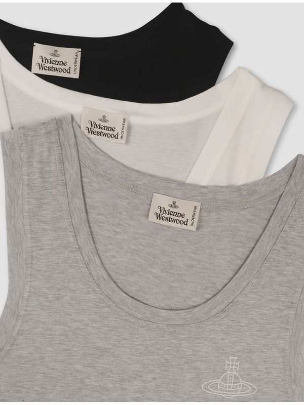 Logo Detail Sleeveless Top 3-Set