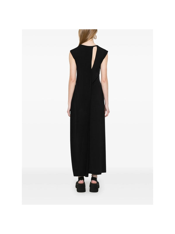 Logo Back Cutout Detail Long
  Dress
