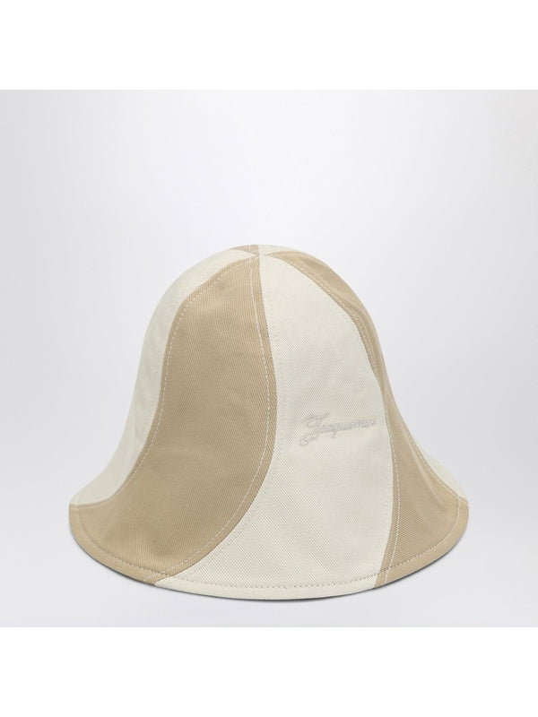 Embroidered Logo Canvas Bucket Hat