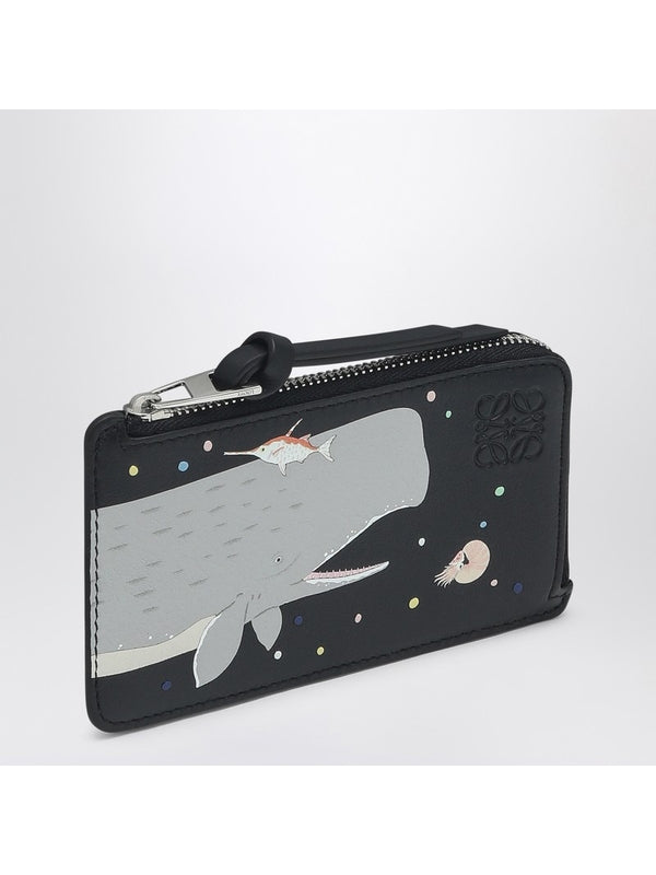 Deep Sea Anagram Leather Coin Purse