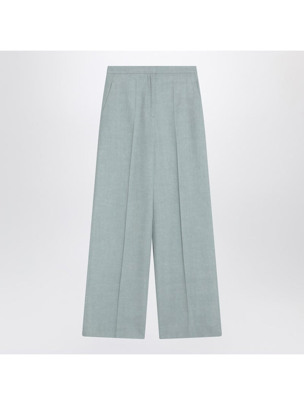 Wide Cotton Linen Trousers